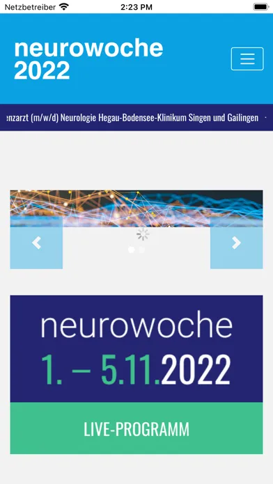 Ảnh chụp màn hình của Neurowoche 2022