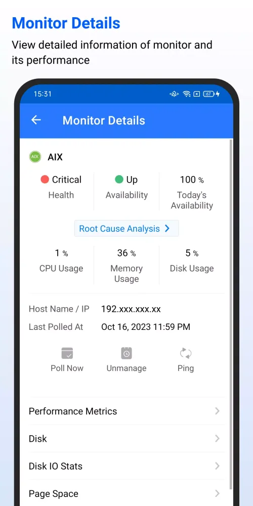 Captures d'écran de Applications Manager