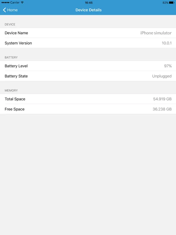 ManageEngine MDM iPad  スクリーンショット
