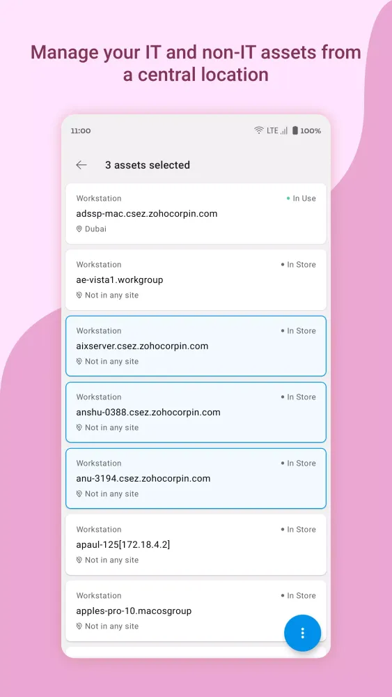 Capturas de pantalla de ServiceDesk Plus | Cloud