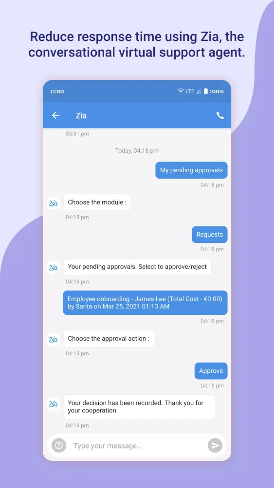 Capturas de pantalla de ServiceDesk Plus | Cloud