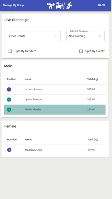 Manage My Comp (Multiscreen) Screenshots