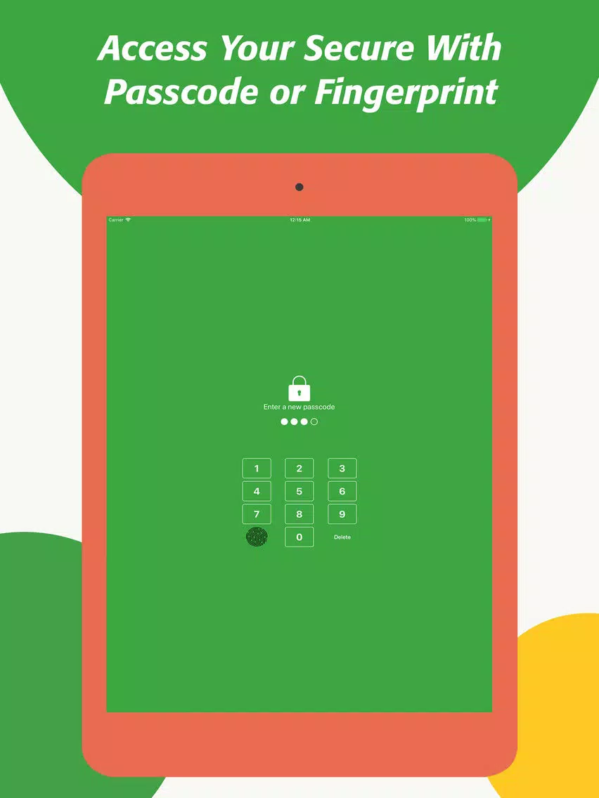 Скриншоты Lock App With Password Manager iPad 