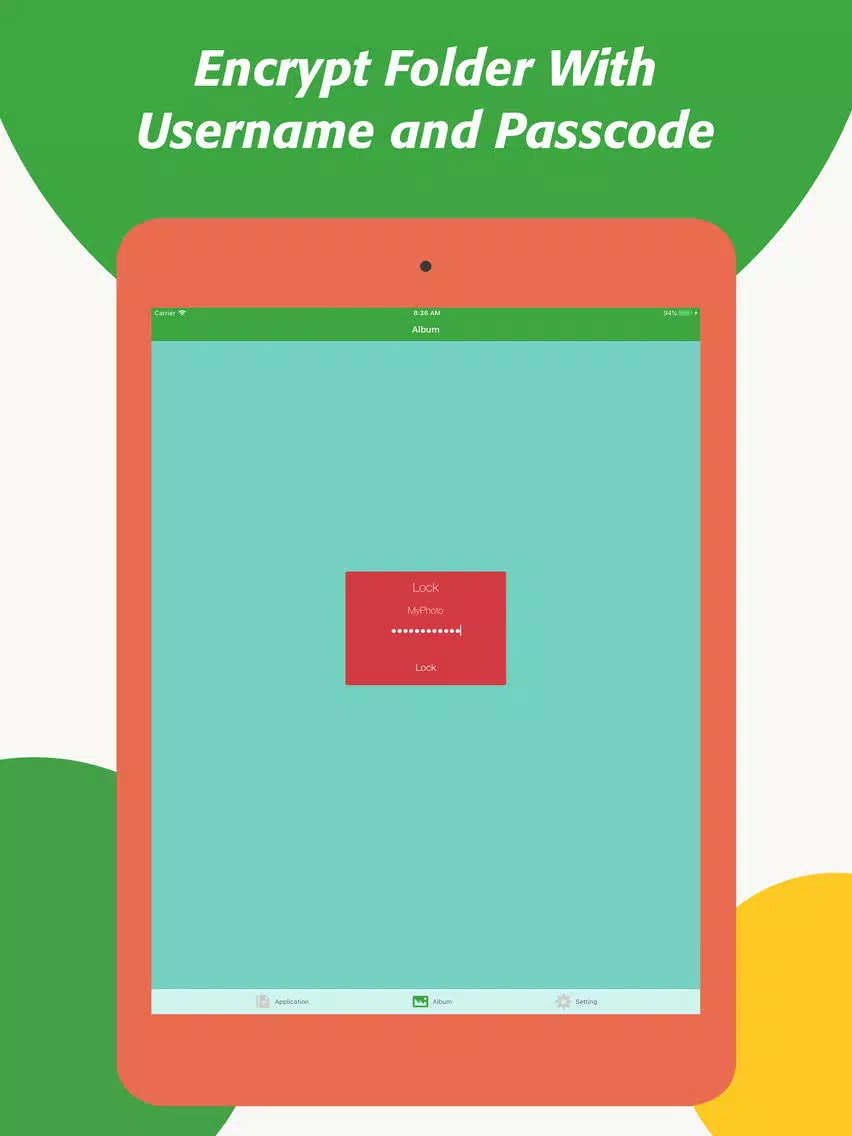 Скриншоты Lock App With Password Manager iPad 