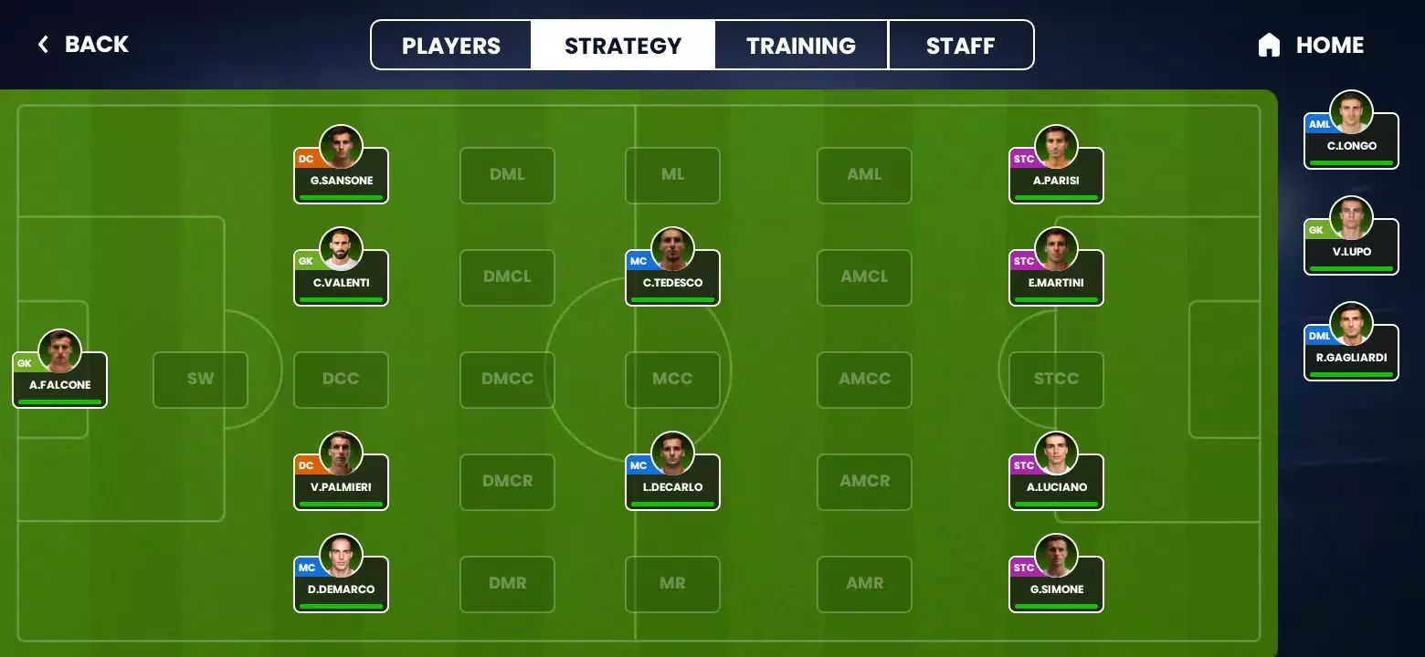 Captures d'écran de City Football Manager (soccer)