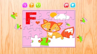 Tangkapan layar Alphabet  A-Z Animals Jigsaw Puzzles for kids