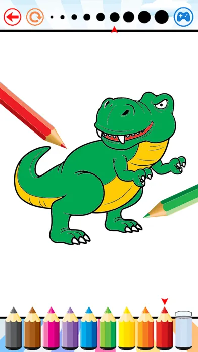 Captures d'écran de Dinosaur Coloring Book - Dino Drawing for Kids
