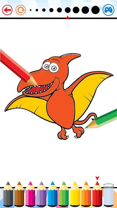 Captures d'écran de Dinosaur Coloring Book - Dino Drawing for Kids