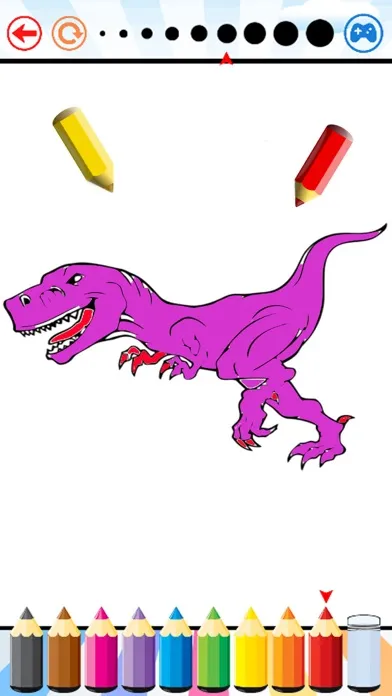 Captures d'écran de Dino Coloring Book - Dinosaur Drawing and Painting