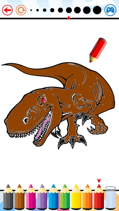 Captures d'écran de Dino Coloring Book - Dinosaur Drawing and Painting