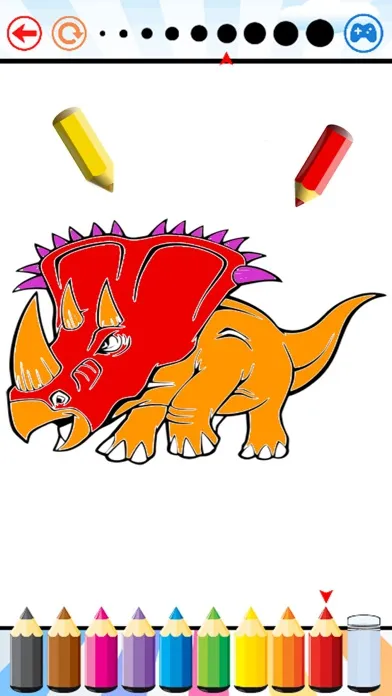 Captures d'écran de Dino Coloring Book - Dinosaur Drawing and Painting