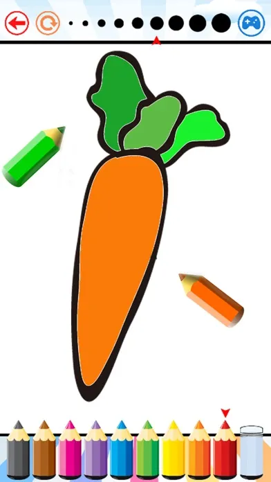Скриншоты Food Coloring Book for kids - Drawing free game