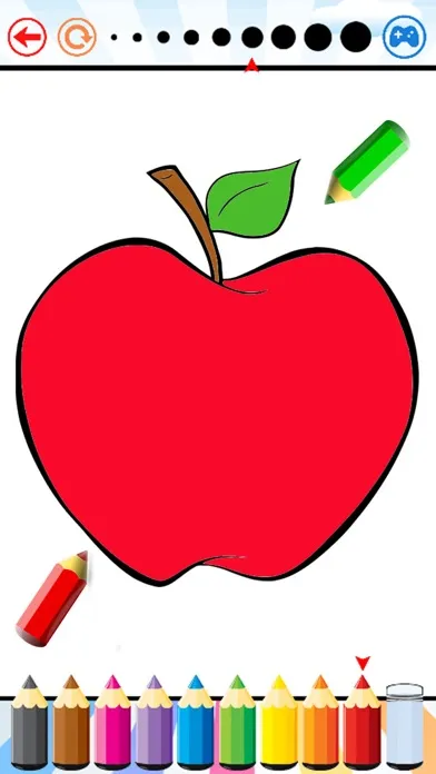 Скриншоты Food Coloring Book for kids - Drawing free game
