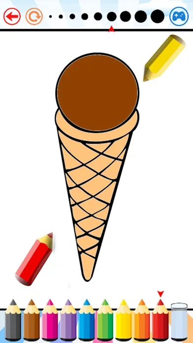 Скриншоты Food Coloring Book for kids - Drawing free game