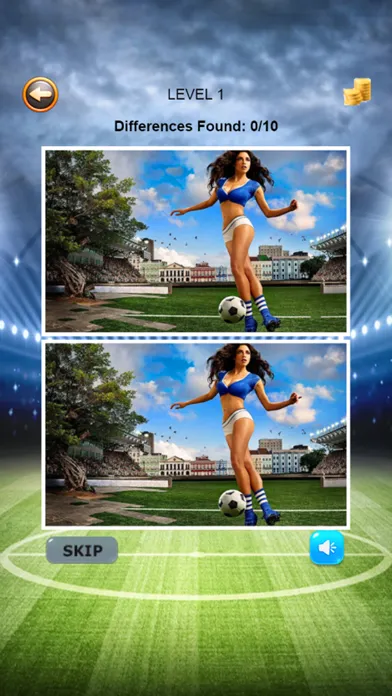 صور Find and Spot The Differences Football Soccer Star