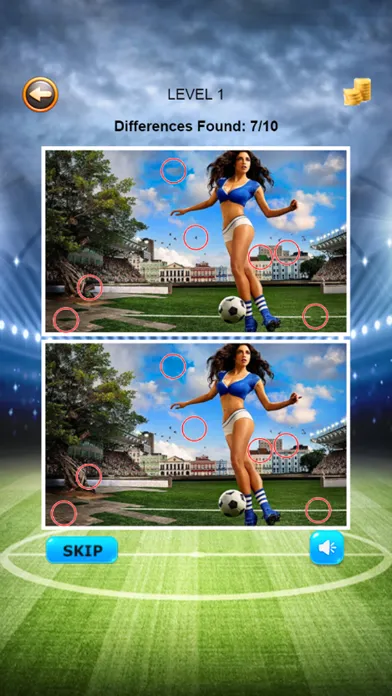 صور Find and Spot The Differences Football Soccer Star