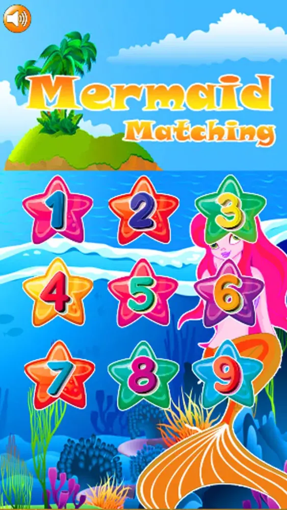 Zrzuty ekranu Mermaid Matching Puzzle intelligence Games for Kid