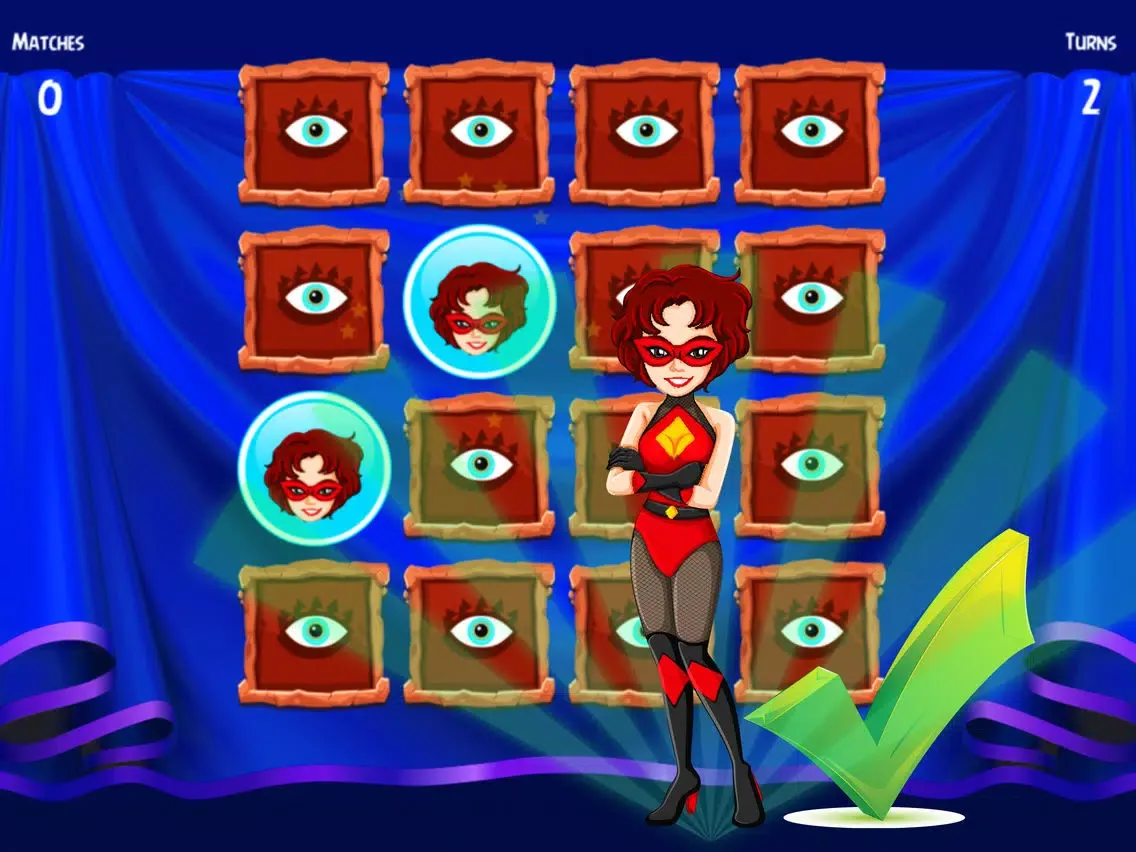 Puzzle Face - Matching Faces Heroes, Boy and Girl iPad  Screenshots