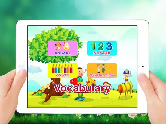 Capturas de pantalla de Vocabulary English Kids - Learning Words Language iPad 