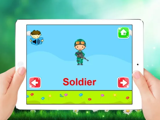 Capturas de pantalla de Vocabulary English Kids - Learning Words Language iPad 