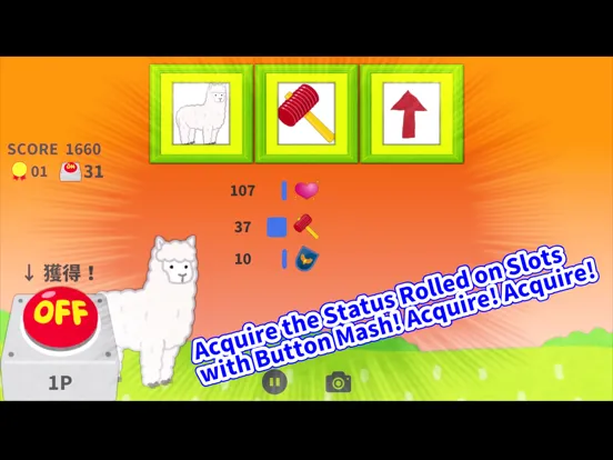 Tangkapan layar CuteAnimal OneButtonSlotBattle iPad 