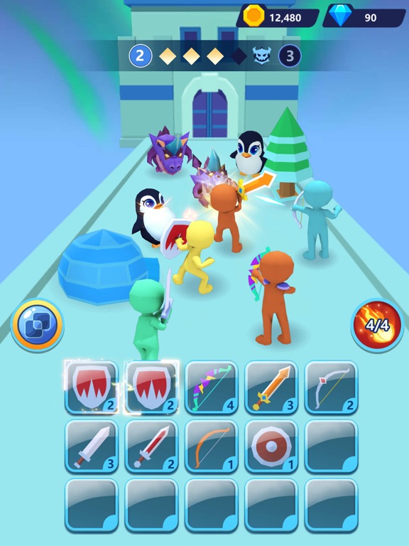 Super Merge-My Monster Army iPad 应用截图