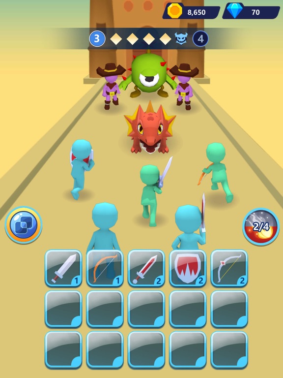 Super Merge-My Monster Army iPad 应用截图