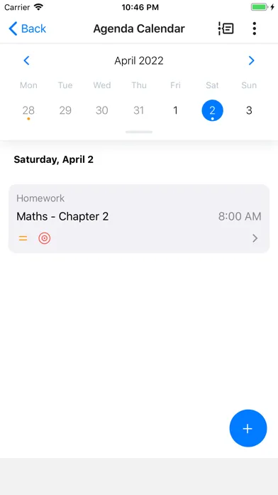 Zrzuty ekranu Study planner - ManavarApp