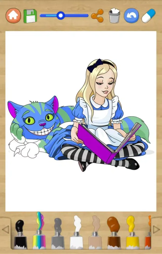 Fairy Tales Coloring Book應用截圖