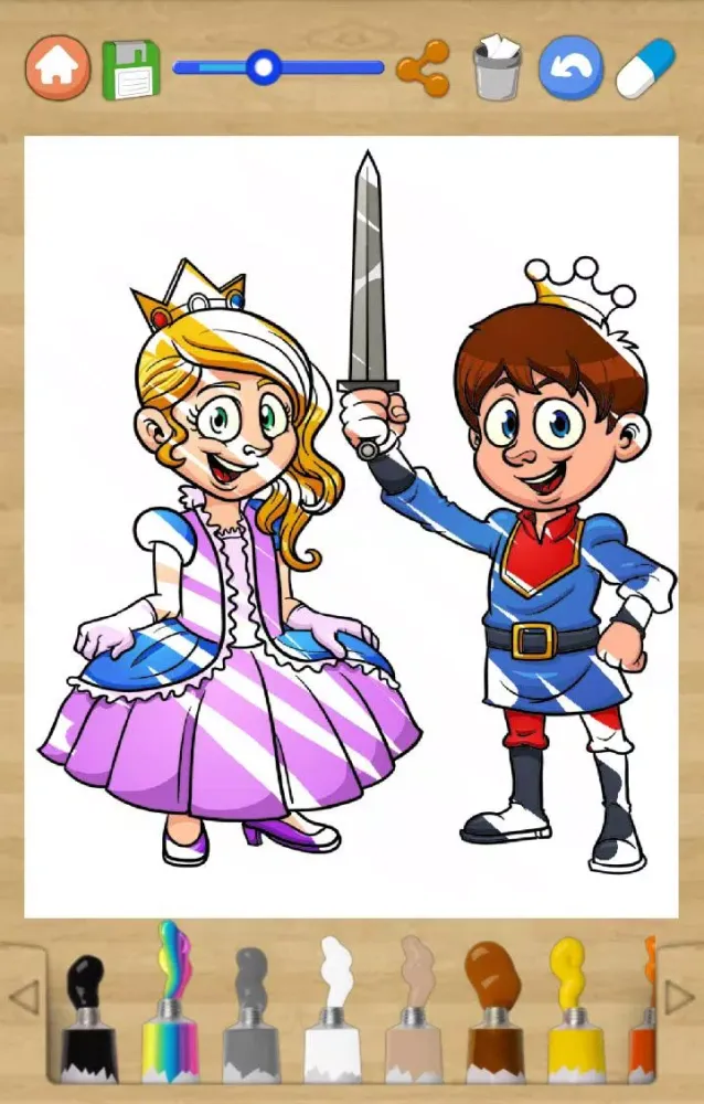 Fairy Tales Coloring Book應用截圖