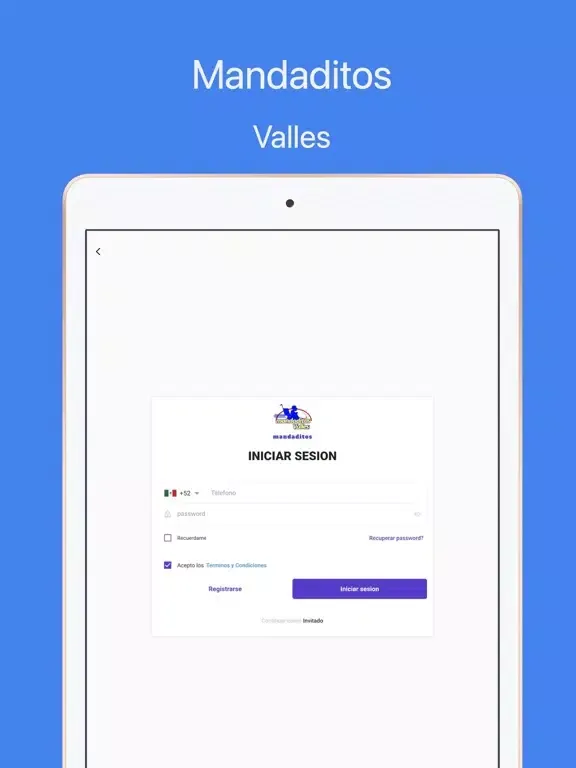 Mandaditos Valles iPad 應用截圖