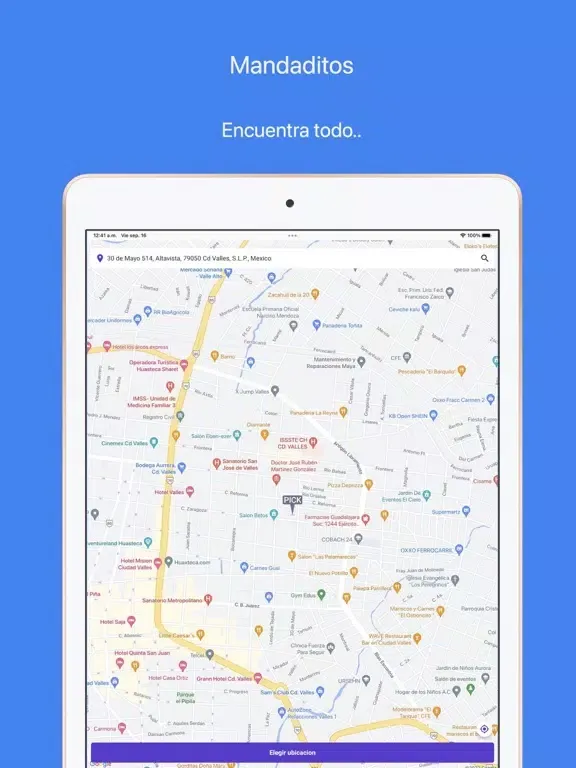 Mandaditos Valles iPad 應用截圖