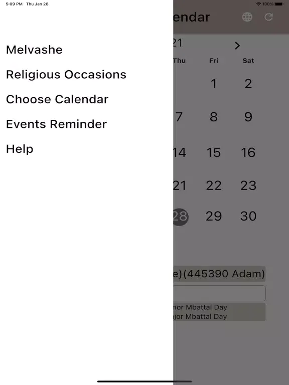 Mandaean Calendar / Melvashe iPad  Ekran Görüntüleri