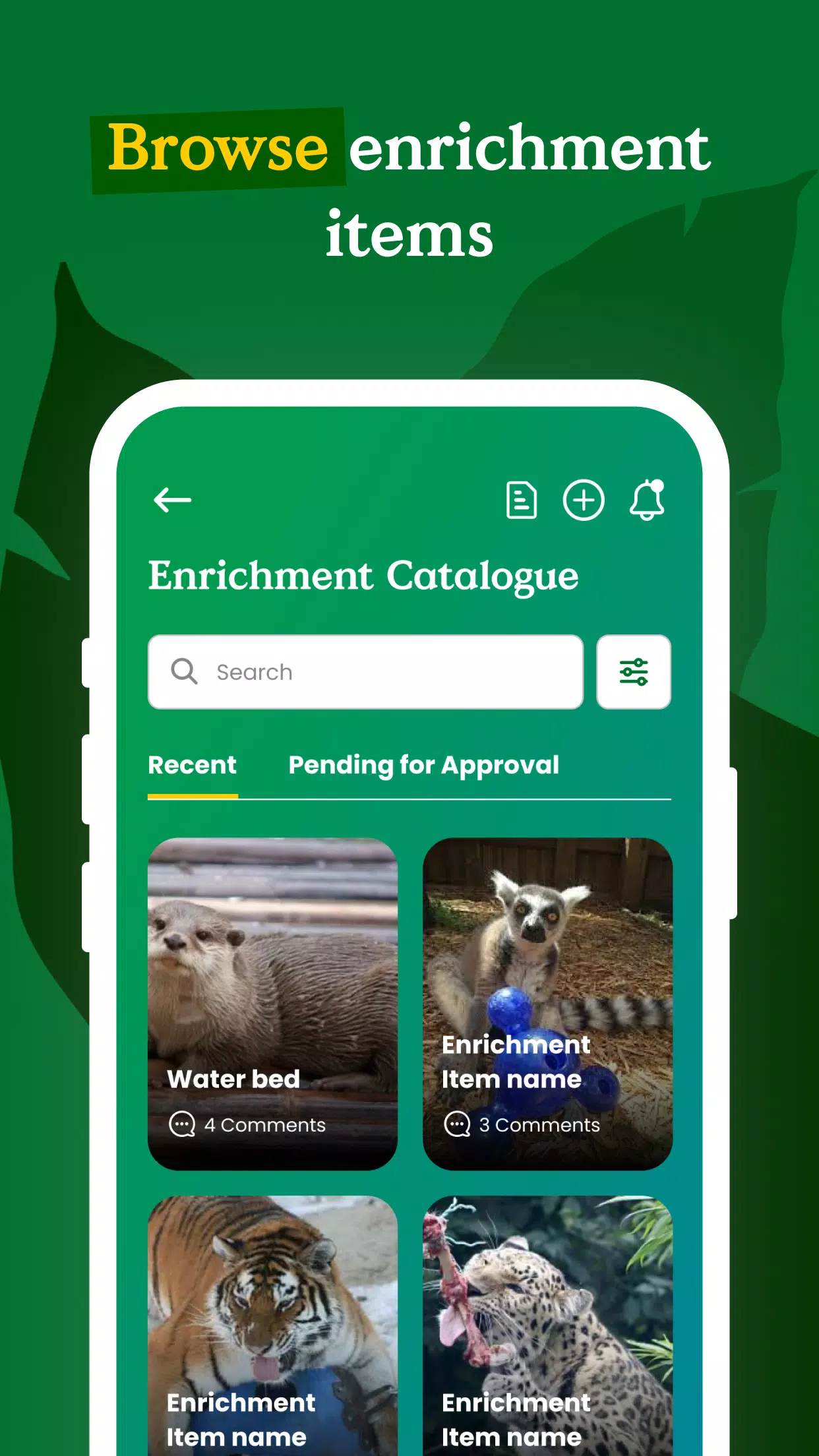 Mandai Animal Care Appcapturas de pantalla de la aplicación1