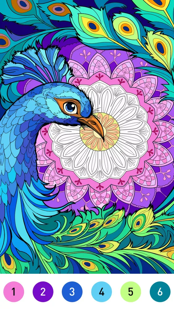 Tangkapan skrin Mandala Color