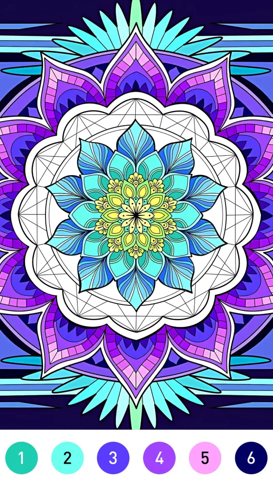 Tangkapan skrin Mandala Color