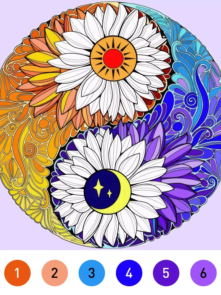 Tangkapan skrin Mandala Color