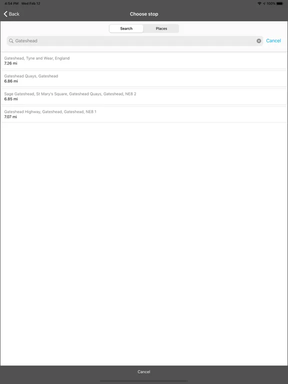 Mandata Navigation iPad  Screenshots