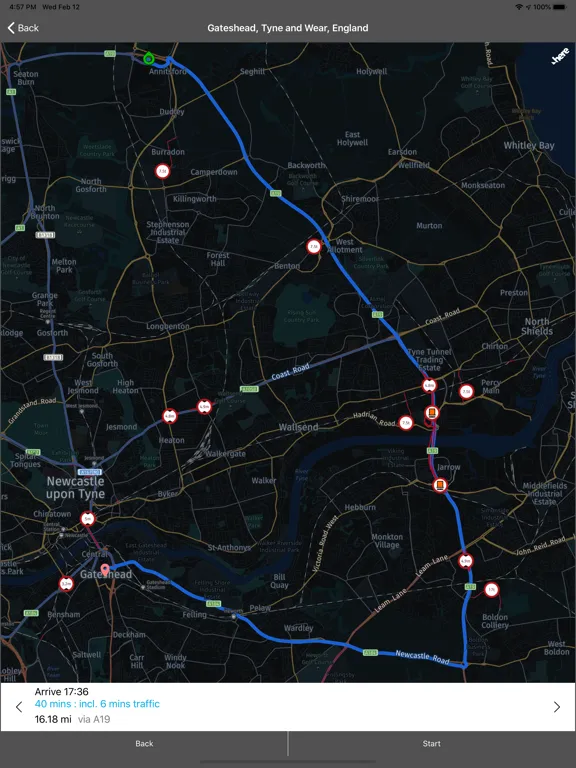 Mandata Navigation iPad  Screenshots