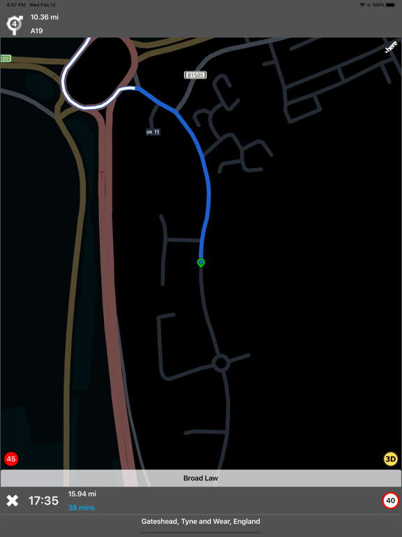 Zrzuty ekranu Mandata Navigation iPad 