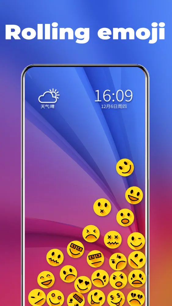 Tangkapan skrin Rolling icons - App and photo