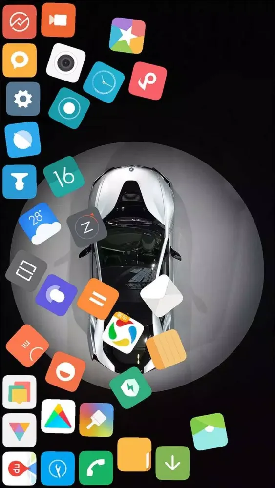 Tangkapan skrin Rolling icons - App and photo