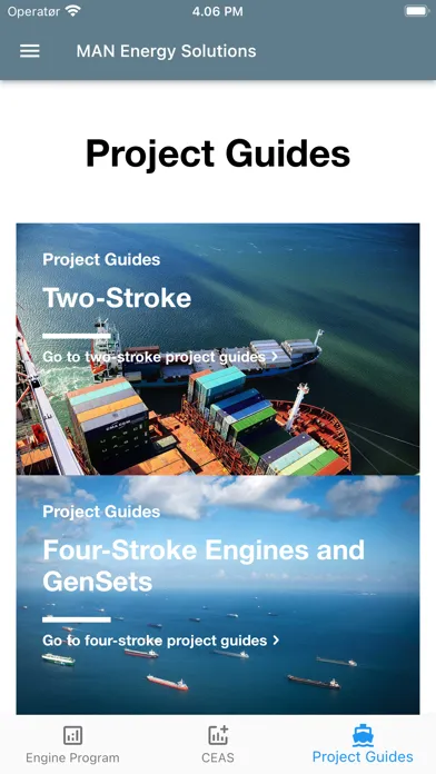 Скриншоты MAN ES Engine Programme