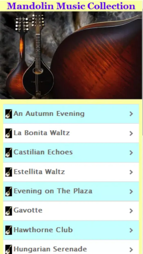 Mandolin Music Collection应用截图