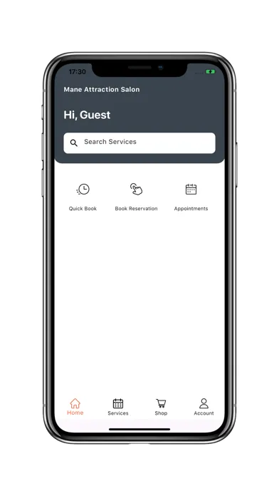Ảnh chụp màn hình của MAS Guest App