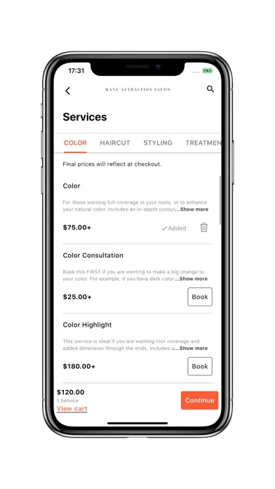 Ảnh chụp màn hình của MAS Guest App