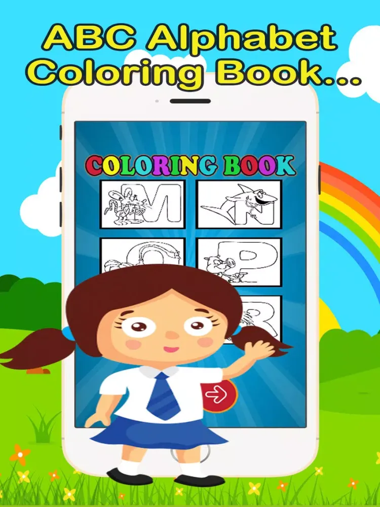 Capturas de pantalla de Color ME:ABC Animal Coloring Book Pages Kids Adult iPad 