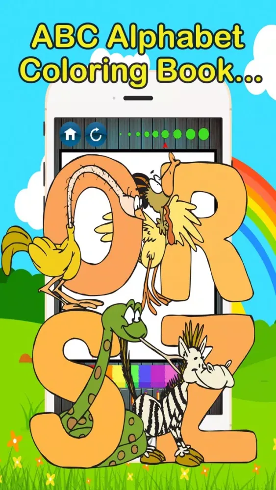 Capturas de pantalla de Color ME:ABC Animal Coloring Book Pages Kids Adult