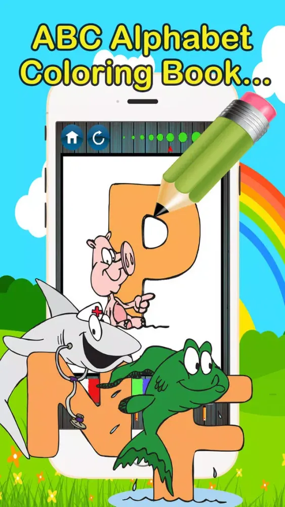 Capturas de pantalla de Color ME:ABC Animal Coloring Book Pages Kids Adult