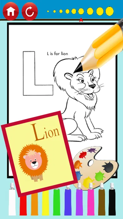 تصاویر Color:ABC Animals Letter Coloring Book Kids Adults